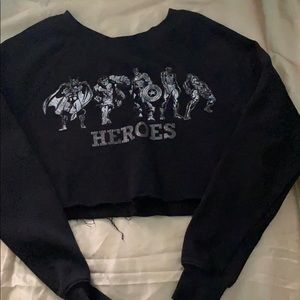 Marvel Crop Sweatshirt